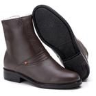 Bota Social Masculina Comfort Cano Alto Em Couro 6500 Relax