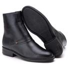 Bota Social Masculina Comfort Cano Alto Em Couro 6500 Relax