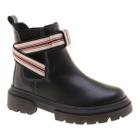 Bota Sua Sia 9148.51551 Salto Baixo Cano Curto Casual Menina Infantil