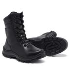 Bota Tático em Couro com Zíper