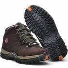 Bota Tenis Adventure 2206 Coturno Feminina Treking 100% Couro