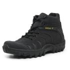 Bota tenis preto adventure confortavel trilheiros lançamento