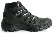 Bota Tenis Preto Adventure Motoqueiro Sola Blaqueada Unissex