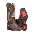 Bota Texana Capelli Feminina Bordada Cano Alto Conforto