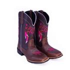 Bota Texana Country Filtro dos Sonhos Rosa