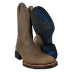 Bota Texana Masculina Jácomo Original Crazy Havana Bico Arredondado Marrom Ref. 2590/GP 4821