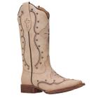 Bota Texana Vimar Feminina Rock 13231 Cowgirl Feminina Texana Country Couro Legitimo Vimar