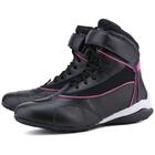 Bota Treino Academia Mr. Gutt Fitness de Couro Preto/Rosa