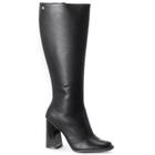 Bota vizzano feminina cano longo salto geometrico 3092.102.23572