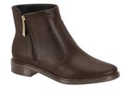 Bota vizzano feminina salto baixo café 3077.206