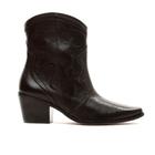 Bota Western Couro Preto Cecconello 2146005-2