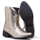 Bota Western Feminina Cano Curto Bico Fino