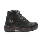 Bota Wonder Coturno Tratorada Masculina Com Zíper 3151 (65314)