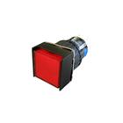 Botão 16Mm 2 Rev Led 24V Vermelho P16Bs - Metaltex