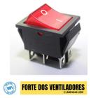 Botão Chave Gangorra-interruptor Ilumi Vermelho Daier Kcd2