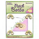 Botão Patch Arco Íris 1683 - 5 unidades