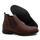 Botas Botina Masculino De Couro Camurça Cano Curto Country