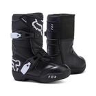 Botas de motocross Fox Racing Kids Comp pretas tamanho 12