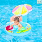 Bote Inflável Infantil com Cobertura Solar Baby Bote Cogumelo