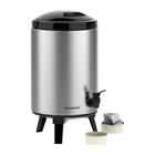 Botijao agua / cafe palace  9,5l soprano inox/preto