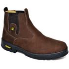 Botina Agro Country Masculina, Bota Opice John Em Couro Camurça Super Confortavel Com Elastico Para Trabalho e Dia-a-dia