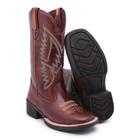 Botina Bota Texana Masculino Couro Premium Agro Rustica Peão