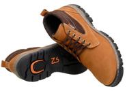 BOTINA ZEBU MASCULINA EM COURO NOBUCK CASTOR 83010 1 CIA DA BOTINA