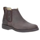 Botina Couro Marrom Masculina Zebu Original 23373