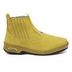 Botina Couro Nobuck Bota New Masculina Rodeio Country