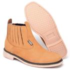 Botina Masculina Country Tradicional Couro Bota Classica Resistente Casual Dia a Dia Ref 150