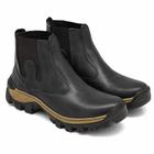 Botina Para Trabalho Masculina Em Couro Legitimo Com Palmilha Em Gel Confort Conforto E Durabilidade