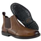 Botina Social Original Anatomic Gel Couro Floater Touch Troy Castanho Ref. 8711