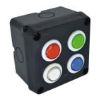 Botoeira de Acionamento Multiplo 4 Botoes CMA Preto Stilus