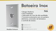 Botoeira inox modelo embutir agl