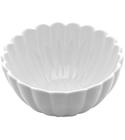 Bowl 11,7cm Diâmetro Por 5,7cm Altura De Porcelana Petala Branco Matt