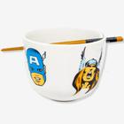 Bowl c/hashi 500ml marvel comics - ZONA CRIATIVA