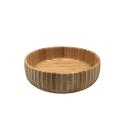 Bowl Canelado De Bambu Grande 22cm - Oikos