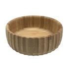 Bowl Canelado de Bambu Oikos 19cm Redondo