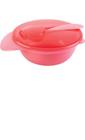 Bowl Com Tampa E Colher - Rosa - Buba