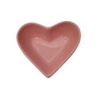 Bowl coração porcelana rosa petisqueira tigela cumbuca - Nova Era Utilidades