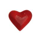 Bowl coração porcelana vermelho petisqueira tigela cumbuca - Nova Era Utilidades