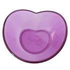 BOWL CORAÇÃO ROXO 11,7x5x9,9CM 220ML ACRILICO TIGELA SOBREMESA CUMBUCA 197 - JFZ