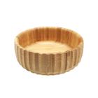 Bowl De Bambu 19cm Servir Petiscos Porções Decoração Cozinha - Oikos