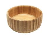 Bowl De Bambu Canelado Redondo 19Cm - Oikos