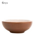Bowl de Cerâmica L'Hermitage Tuille Branco 6PÇS 16X6,4CM