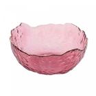 Bowl de Cristal Martelado com Borda Dourada Taj Rosa 19x10cm 28955 - Wolff - LYOR, WOLFF, ROJEMAC