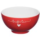 Bowl De Porcelana L'Amour Vermelho Luxo 440ml Tigela De Sobremesa Petiscos Sopa