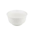 BOWL DE PORCELANA NEW BONE FLOWERS BRANCO 12,5x6,5cm - Lyor