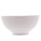 Bowl de Porcelana New Bone Pearl Branco 11,5x7cm - Lyor