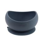 Bowl de Silicone com Ventosa Azul Navy - Clingo